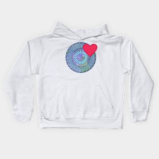 Diatom - Discostella (purple) Kids Hoodie